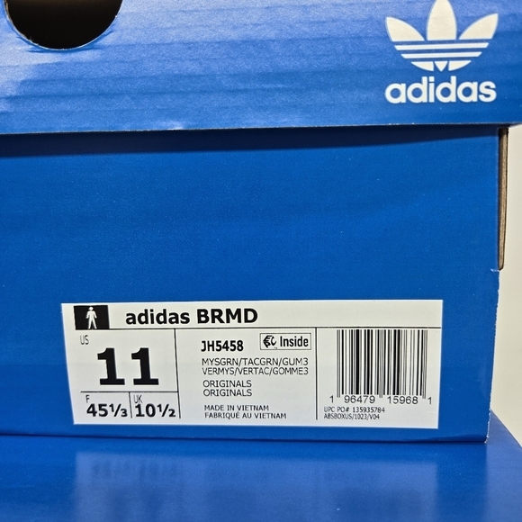 New adidas Bermuda Mystery Green Men\'s Running Shoes Size 11